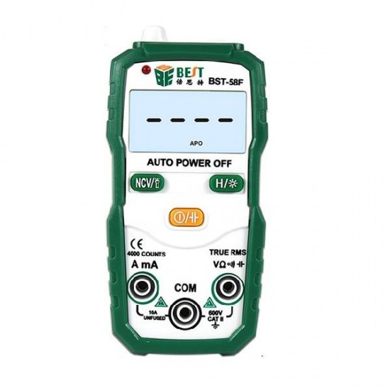 BST-58F Automatic Range Digital Multimeter High Precision Electrician Intelligent Anti-burning for Home Repair