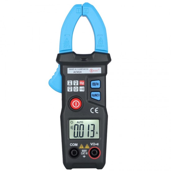 ACM24 Smart Digital Mini 6000 Counts NCV Auto Range AC Clamp Meter Electronic Tester Meter