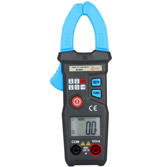 ACM24 Smart Digital Mini 6000 Counts NCV Auto Range AC Clamp Meter Electronic Tester Meter