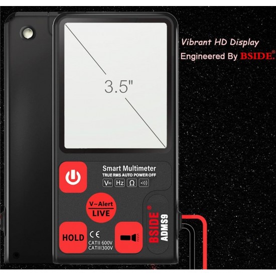 ADMS9 Mini Digital Multimeter Voltage Tester Voltmeter Ohm Resistance NCV Continuity Test ADMS9 Mini Digital Multimeter Voltage Tester Voltmeter Ohm Resistance NCV Continuity Test