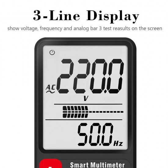 ADMS9 Mini Digital Multimeter Voltage Tester Voltmeter Ohm Resistance NCV Continuity Test