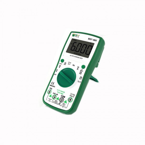 BST-58X 6000 Counts Ture RMS Digital Multimeter NCV Frequency Auto Power off AC DC Voltage Ammeter Current Resistance Temperature Tester °°