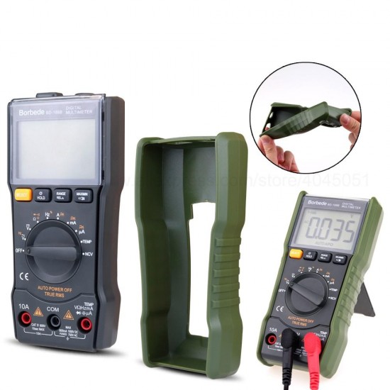 168B Digital Multimeter 6000 Count DC AC Capacitance Resistance Temperature Mini Tester 168B Digital Multimeter 6000 Count DC AC Capacitance Resistance Temperature Mini Tester