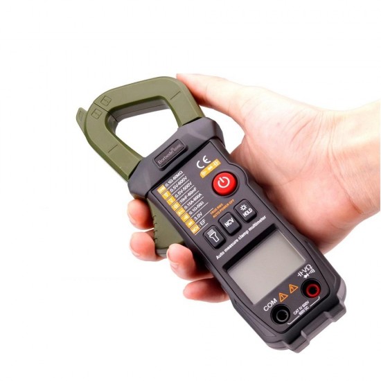 Digital Clamp Meter Multimeter Automatic Identification 6000 Counts DC AC Resistance Capacitance Diode NCV Tester Mini Digital Clamp Meter Multimeter Automatic Identification 6000 Counts DC AC Resistance Capacitance Diode NCV Tester Mini