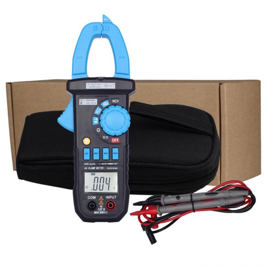 ACM01 Plus Auto Range Manual Range Digital AC Current Clamp Meter Multimeter Diode Continuity Test with Backlight NCV Function