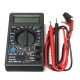 DT832 Digital LCD Multimeter Ohm Voltage Ampere Meter Buzzer Function with Test Probe