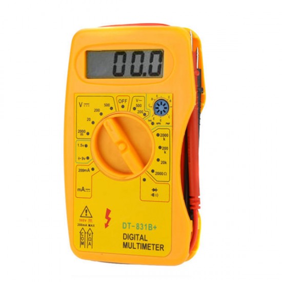 DT-831B+ Digital Multimeter DMM Voltmeter Ammeter Ohmmeter Tester Megohmmeter DT-831B+ Digital Multimeter DMM Voltmeter Ammeter Ohmmeter Tester Megohmmeter