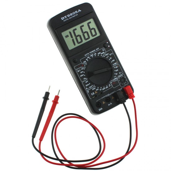 DT-9205A Digital AC DC LCD Professional Electric Handheld Tester Multimeter