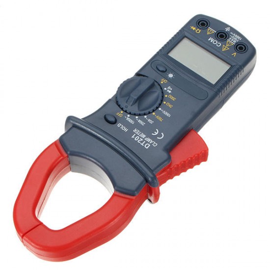 DT201 Digital Handheld Non Contact Multi Meters Clamp Meter 1000V Voltage Current Resistance Tester