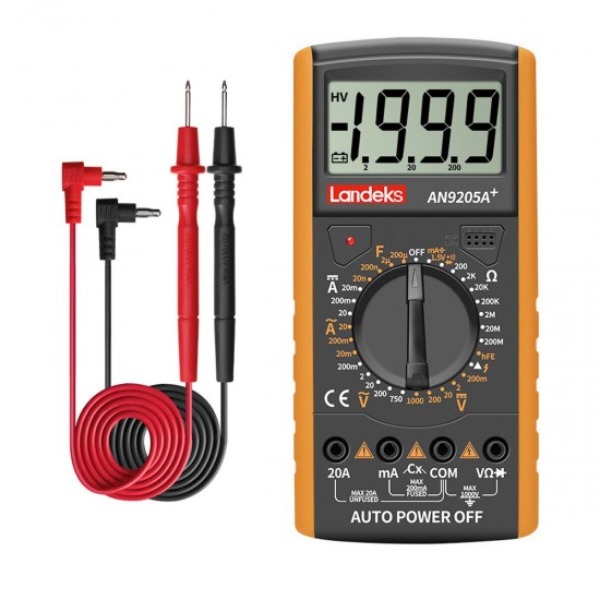 DT9205A+ Digital Multimeter Non-touch DC/AC Professional Multifunctional Automatic Electrician Tester DT9205A+ Digital Multimeter Non-touch DC/AC Professional Multifunctional Automatic Electrician Tester