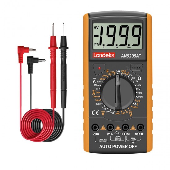 DT9205A+ Digital Multimeter Non-touch DC/AC Professional Multifunctional Automatic Electrician Tester