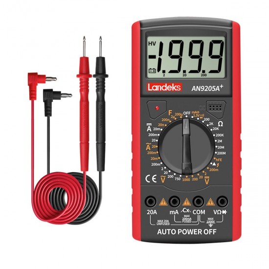 DT9205A+ Digital Multimeter Non-touch DC/AC Professional Multifunctional Automatic Electrician Tester DT9205A+ Digital Multimeter Non-touch DC/AC Professional Multifunctional Automatic Electrician Tester