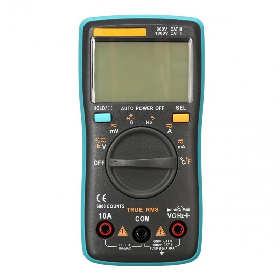 Digital LCD Multimeter Voltmeter Portable Ammeter AC DC Volt Current Test Digital LCD Multimeter Voltmeter Portable Ammeter AC DC Volt Current Test