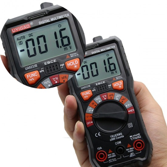 Digital LCD Multimeter Voltmeter Tester Ammeter DC AC OHM Auto Range 2000Counts Digital LCD Multimeter Voltmeter Tester Ammeter DC AC OHM Auto Range 2000Counts