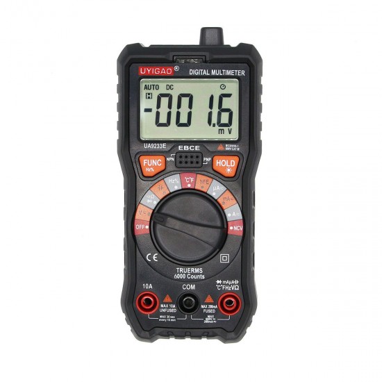 Digital LCD Multimeter Voltmeter Tester Ammeter DC AC OHM Auto Range 2000Counts Digital LCD Multimeter Voltmeter Tester Ammeter DC AC OHM Auto Range 2000Counts