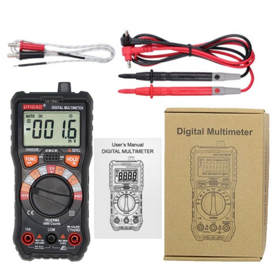 Digital LCD Multimeter Voltmeter Tester Ammeter DC AC OHM Auto Range 2000Counts