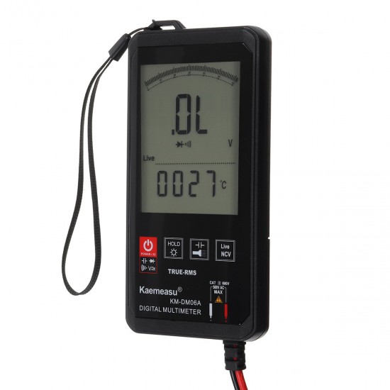 Digital Multimeter DC/AC Tester True RMS 6000 Auto Range Capacitance Resistance