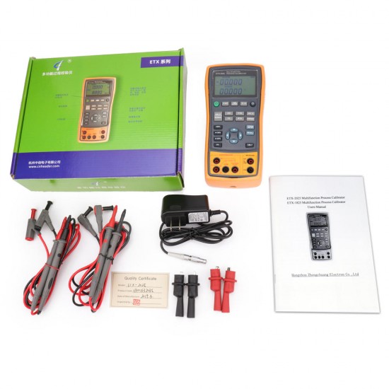 ETX-1825 Multi-function Process Calibrator Multimeter with A Split-screen Display Support for PC Communication