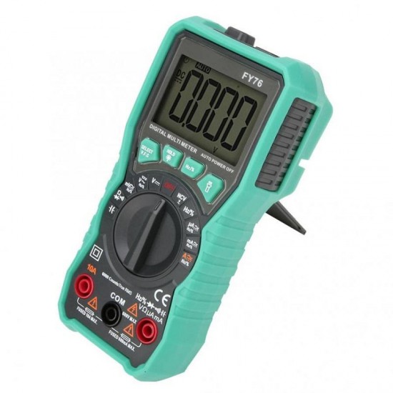 FY76 Digital Multimeter LCD Display Multimeter Automatic Range 0~600V AC DC True RMS Tester with LCD Display FY76 Digital Multimeter LCD Display Multimeter Automatic Range 0~600V AC DC True RMS Tester with LCD Display