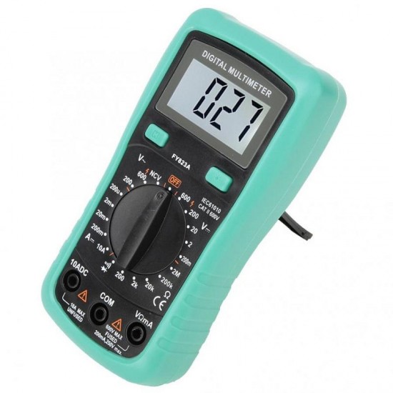 FY823A Mini Digital Display Multimeter for AC DC Current Voltage Resistance Test With Data Display Backlight FY823A Mini Digital Display Multimeter for AC DC Current Voltage Resistance Test With Data Display Backlight