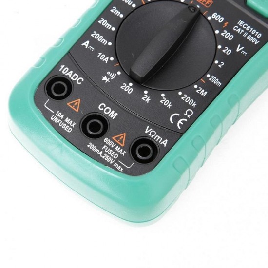 FY823A Mini Digital Display Multimeter for AC DC Current Voltage Resistance Test With Data Display Backlight