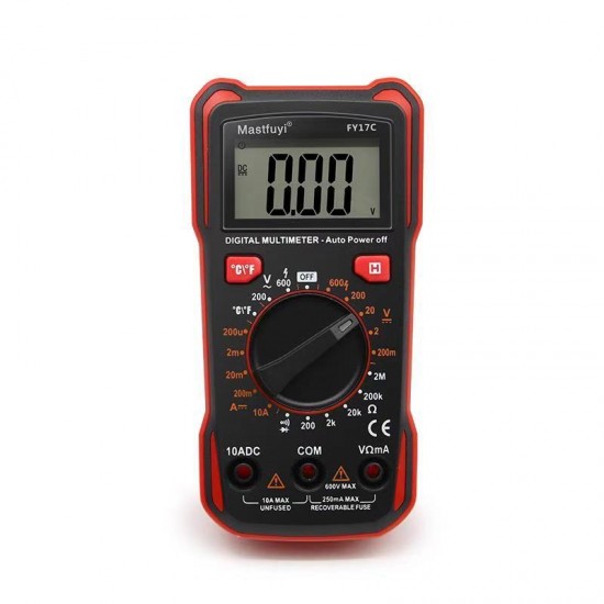 FY17C Mini Digital High-Precision Multi-Functional Multimeter Household Maintenance Universal Meter for AC/DC Voltage DC Current FY17C Mini Digital High-Precision Multi-Functional Multimeter Household Maintenance Universal Meter for AC/DC Voltage DC Current