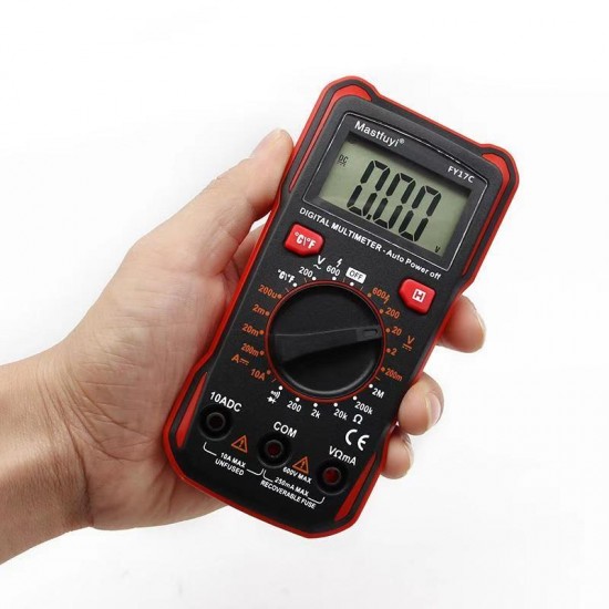 FY17C Mini Digital High-Precision Multi-Functional Multimeter Household Maintenance Universal Meter for AC/DC Voltage DC Current FY17C Mini Digital High-Precision Multi-Functional Multimeter Household Maintenance Universal Meter for AC/DC Voltage DC Current