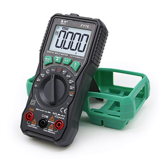 FY76 Digital Multimeter Auto Range 0~600V Multimetre AC DC True RMS Tester NCV Multimeter FY76 Digital Multimeter Auto Range 0~600V Multimetre AC DC True RMS Tester NCV Multimeter