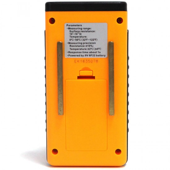 GM3110 Portable LCD Surface Resistance Meter Earth Resistance Meter with Data Holding Function GM3110 Portable LCD Surface Resistance Meter Earth Resistance Meter with Data Holding Function