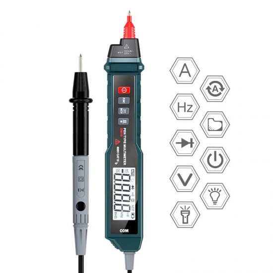 DM10 Pen Type True RMS Digital Multimeter Auto Measurement Non-contact ACV/DCV Handheld Electronic Tester DM10 Pen Type True RMS Digital Multimeter Auto Measurement Non-contact ACV/DCV Handheld Electronic Tester