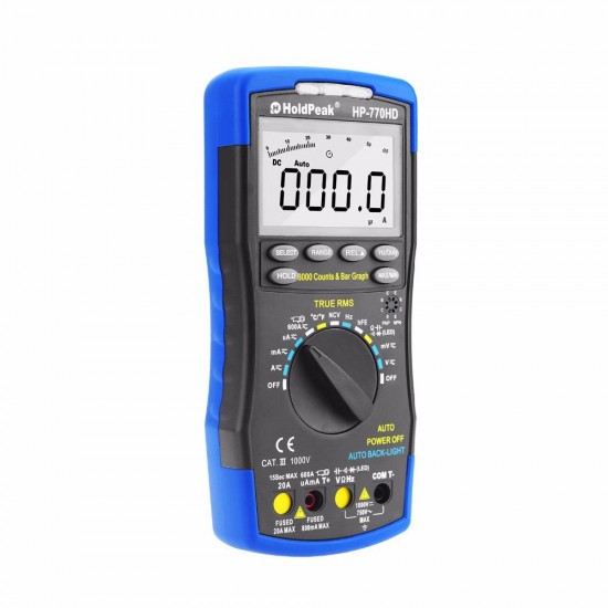 HP-770HD Autorange Digital Multimeter True RMS AC/DC Voltage Frequency Electrical Tester