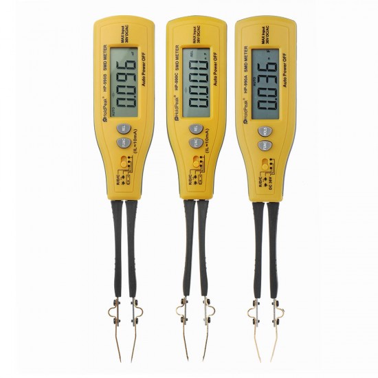 HP-990A/B/C Digital Multimeter SMD Tester Resistance Capacitance Meters Diode Test Professional SMT Component Tester HP-990A/B/C Digital Multimeter SMD Tester Resistance Capacitance Meters Diode Test Professional SMT Component Tester