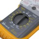 KT7006 Analog Multimeter Built-in Test Leads Large Display AC/DC Voltage DC Current Measurement Input Impedance