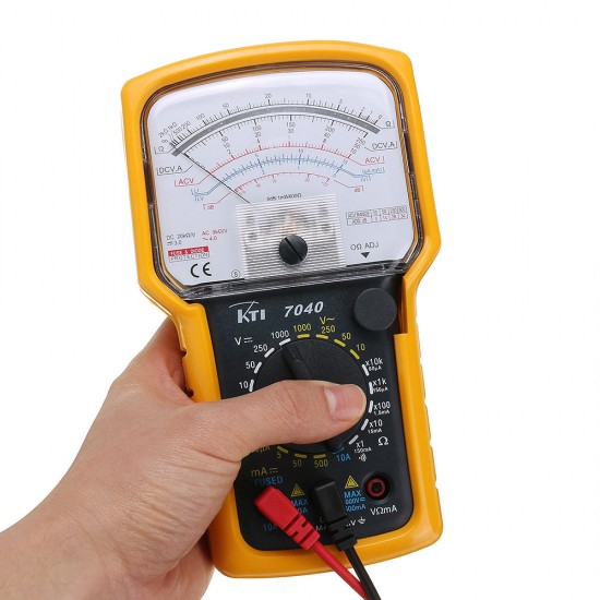 KT7040 Authentic Precision Analog Multimeter with Protective Sleeve SMT Printing Circuit Board Overload Protection KT7040 Authentic Precision Analog Multimeter with Protective Sleeve SMT Printing Circuit Board Overload Protection