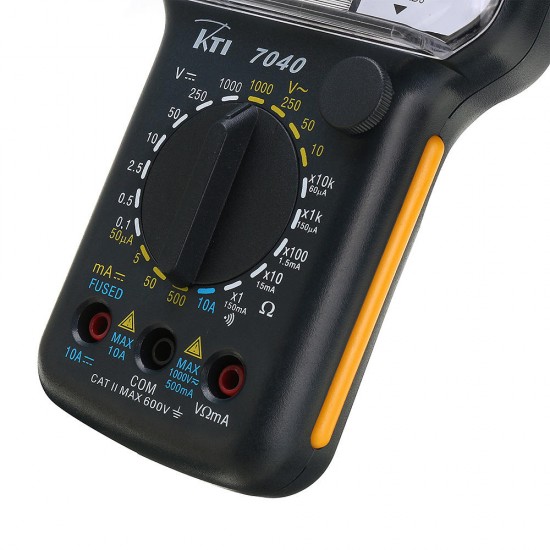 KT7040 Authentic Precision Analog Multimeter with Protective Sleeve SMT Printing Circuit Board Overload Protection KT7040 Authentic Precision Analog Multimeter with Protective Sleeve SMT Printing Circuit Board Overload Protection