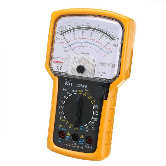 KT7040 Authentic Precision Analog Multimeter with Protective Sleeve SMT Printing Circuit Board Overload Protection KT7040 Authentic Precision Analog Multimeter with Protective Sleeve SMT Printing Circuit Board Overload Protection