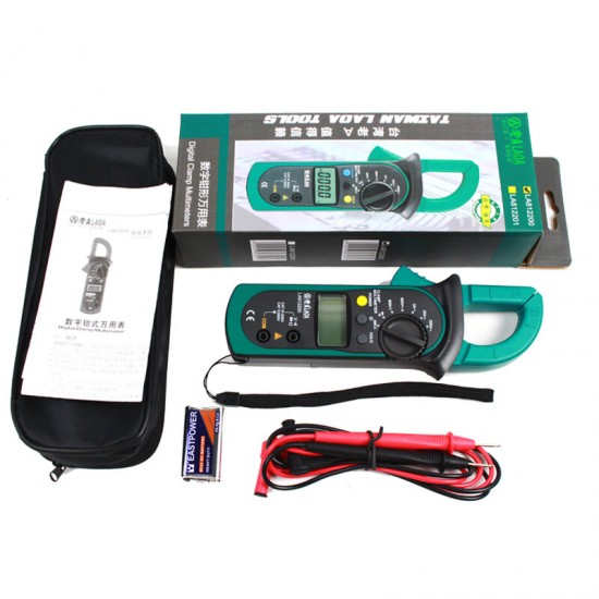 LA812201 Electrical Tester Digital Clamp Multimeter AC/DC Ammeter Voltmeter Potable Multimeter