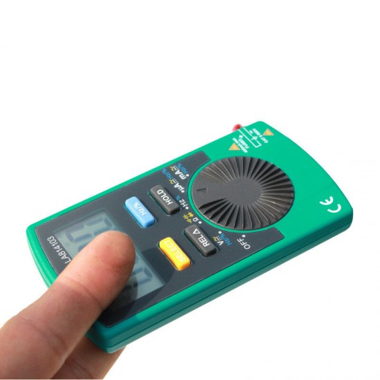 LA814103 Mini Digital Multimeter Pocket Digital Multimetro Automatic Range Multitool Electronic