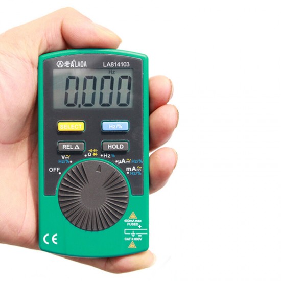 LA814103 Mini Digital Multimeter Pocket Digital Multimetro Automatic Range Multitool Electronic LA814103 Mini Digital Multimeter Pocket Digital Multimetro Automatic Range Multitool Electronic