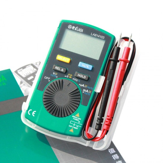 LA814103 Mini Digital Multimeter Pocket Digital Multimetro Automatic Range Multitool Electronic LA814103 Mini Digital Multimeter Pocket Digital Multimetro Automatic Range Multitool Electronic