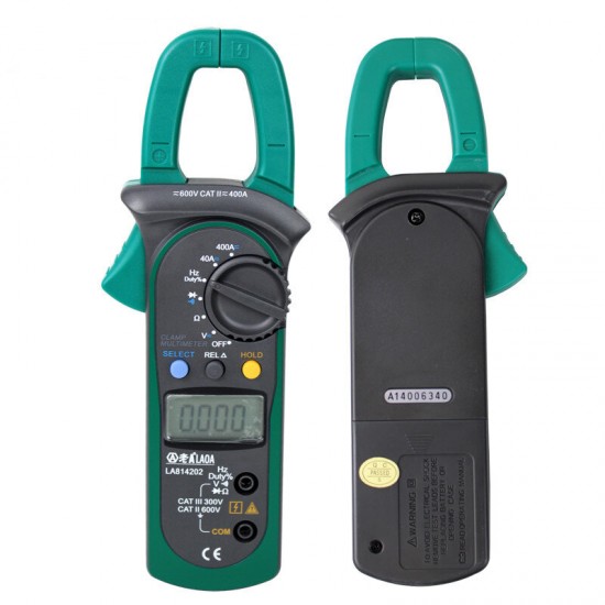 LA814202 Clamp Multimeter AC/DC Voltage Currency Test Professional Digital Multimeter LA814202 Clamp Multimeter AC/DC Voltage Currency Test Professional Digital Multimeter