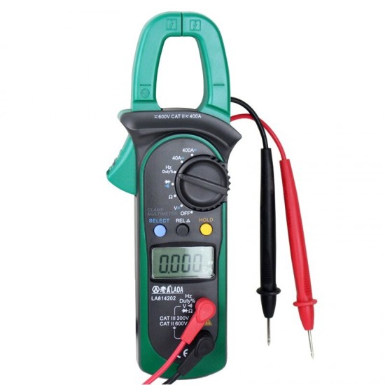 LA814202 Clamp Multimeter AC/DC Voltage Currency Test Professional Digital Multimeter LA814202 Clamp Multimeter AC/DC Voltage Currency Test Professional Digital Multimeter