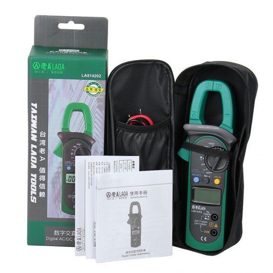 LA814202 Clamp Multimeter AC/DC Voltage Currency Test Professional Digital Multimeter LA814202 Clamp Multimeter AC/DC Voltage Currency Test Professional Digital Multimeter