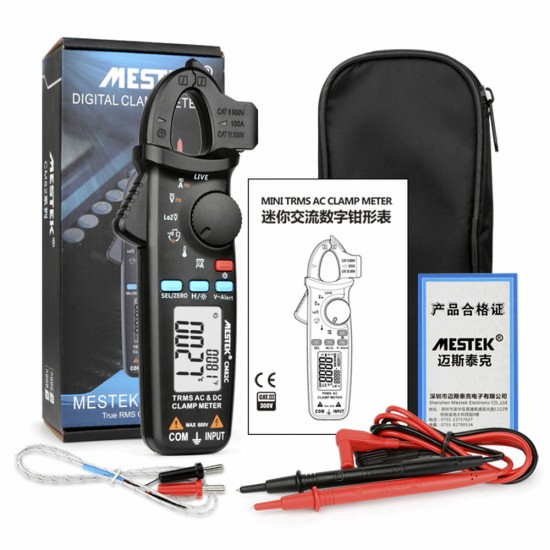 CM82B RMS Digital Clamp Meter DC AC Current Voltage Ampere NCV Ohm Tester Ammeter Multimeter Electrician Tool CM82B RMS Digital Clamp Meter DC AC Current Voltage Ampere NCV Ohm Tester Ammeter Multimeter Electrician Tool