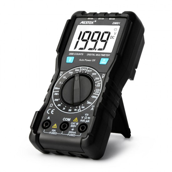 DM91 Mini Multimeter Digital 2000 Counts Tester NCV True RMS Auto Range DM91 Mini Multimeter Digital 2000 Counts Tester NCV True RMS Auto Range