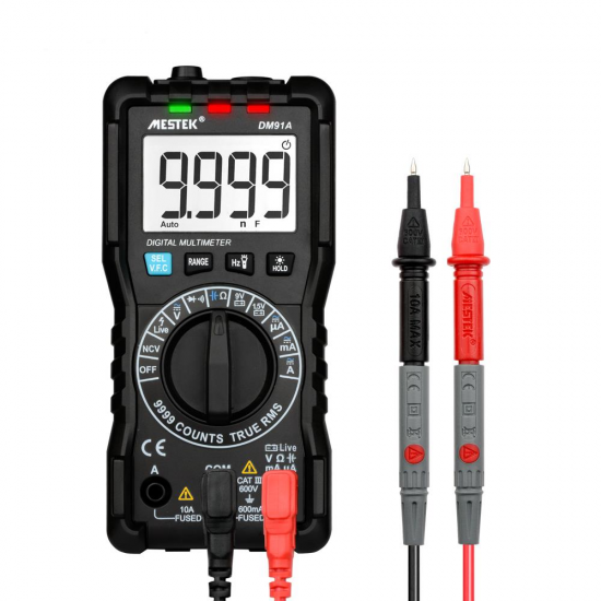 DM91A Mini Digital Multimeter 9999 Counts Auto Range Tester DM91A Mini Digital Multimeter 9999 Counts Auto Range Tester
