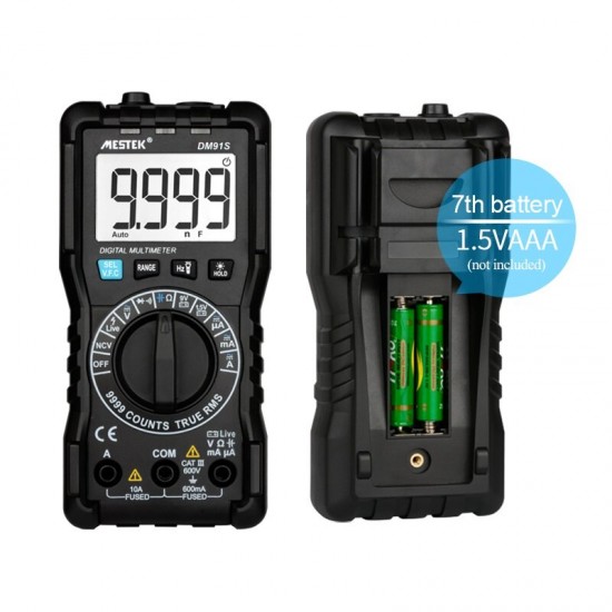 DM91S Intelligent Multimeter 9999 Counts Smart Auto Range Tester Multi-function Multitester