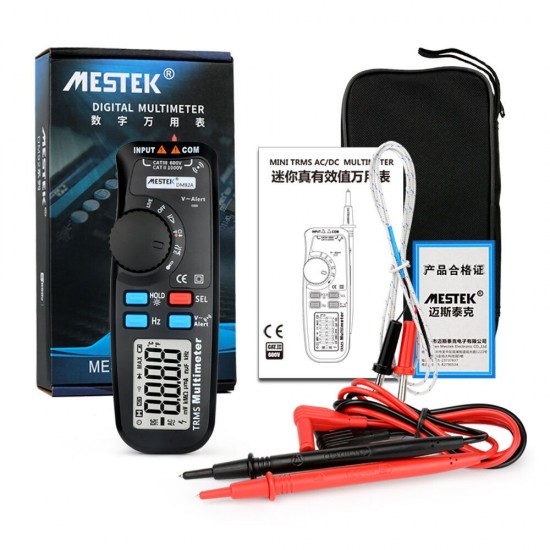 DM92A Digital Multimeter 6000 Counts True RMS Digital Multimetro Auto Range DC/AC Multimetester Diode Temperature Tester