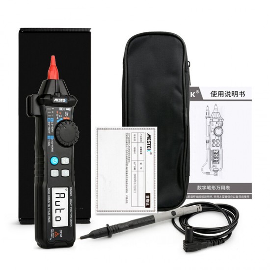 DM92S Digital Multimeter 6000 Counts Pocket Pen Style Smart Multimeter NCV Detection DC/AC Voltage Multimeter