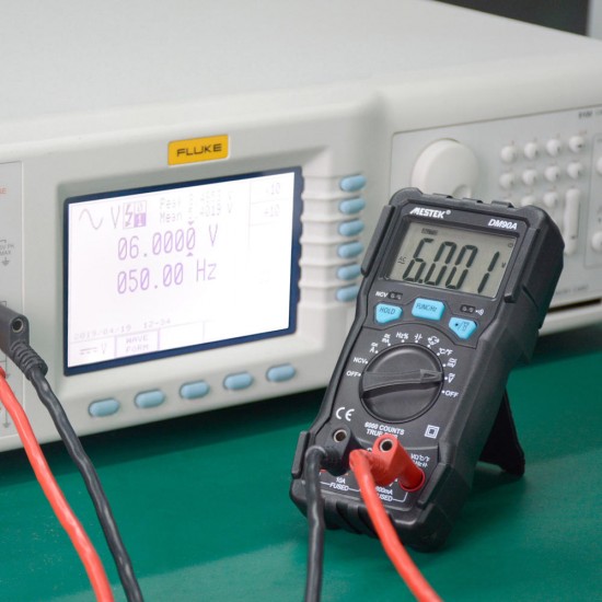 High Precision Multimeter DM90A 6000 Counts Auto Ranging Electrician Digital Voltage Meter Flash Light Back